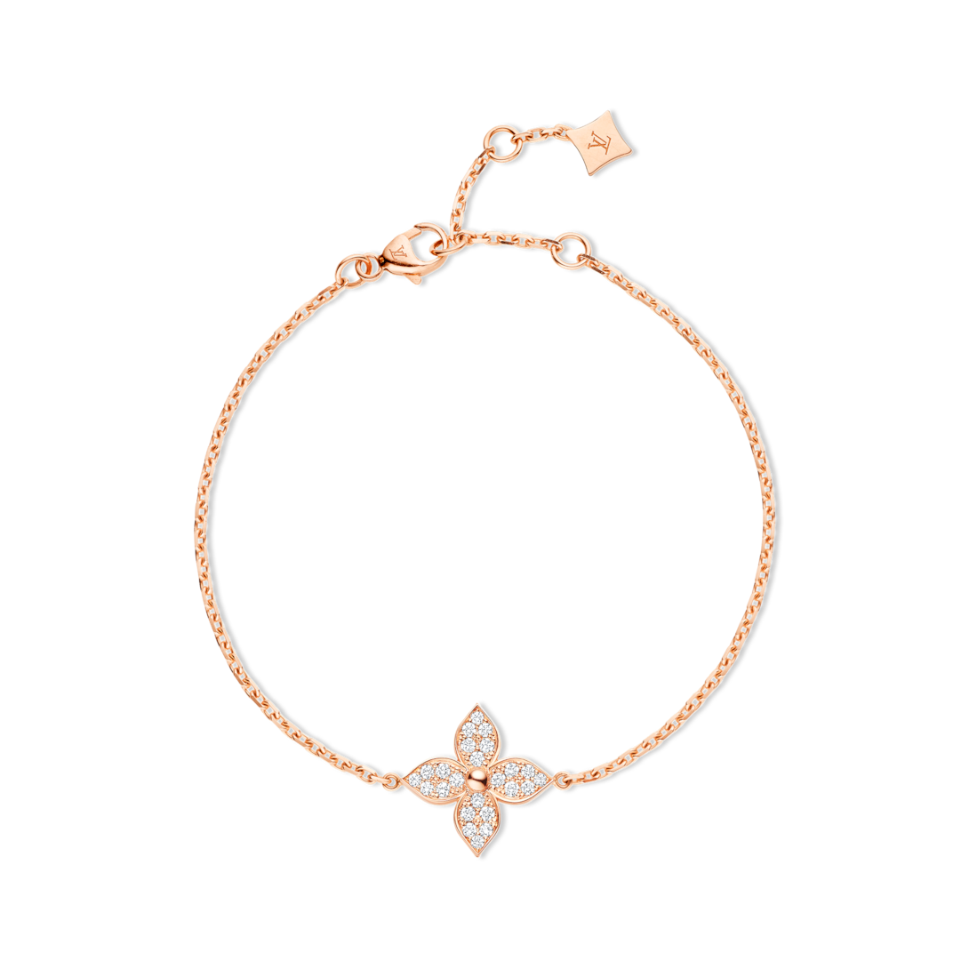 Star Blossom Bracelet In Pink Gold And Diamonds - Categories
